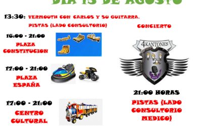 ACTIVIDADES 15 AGOSTO 2020